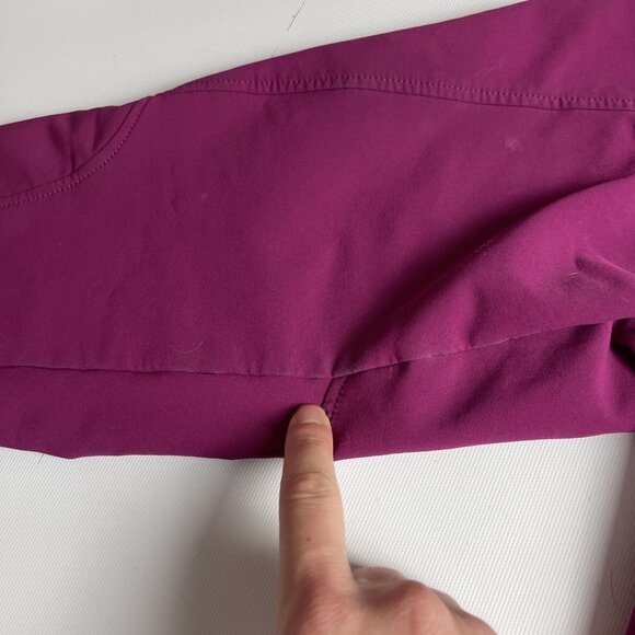 Patagonia Women L Soft Shell Jacket Fleece Purple Outdoor Hiking Jacket **READ** - Picture 13 of 16